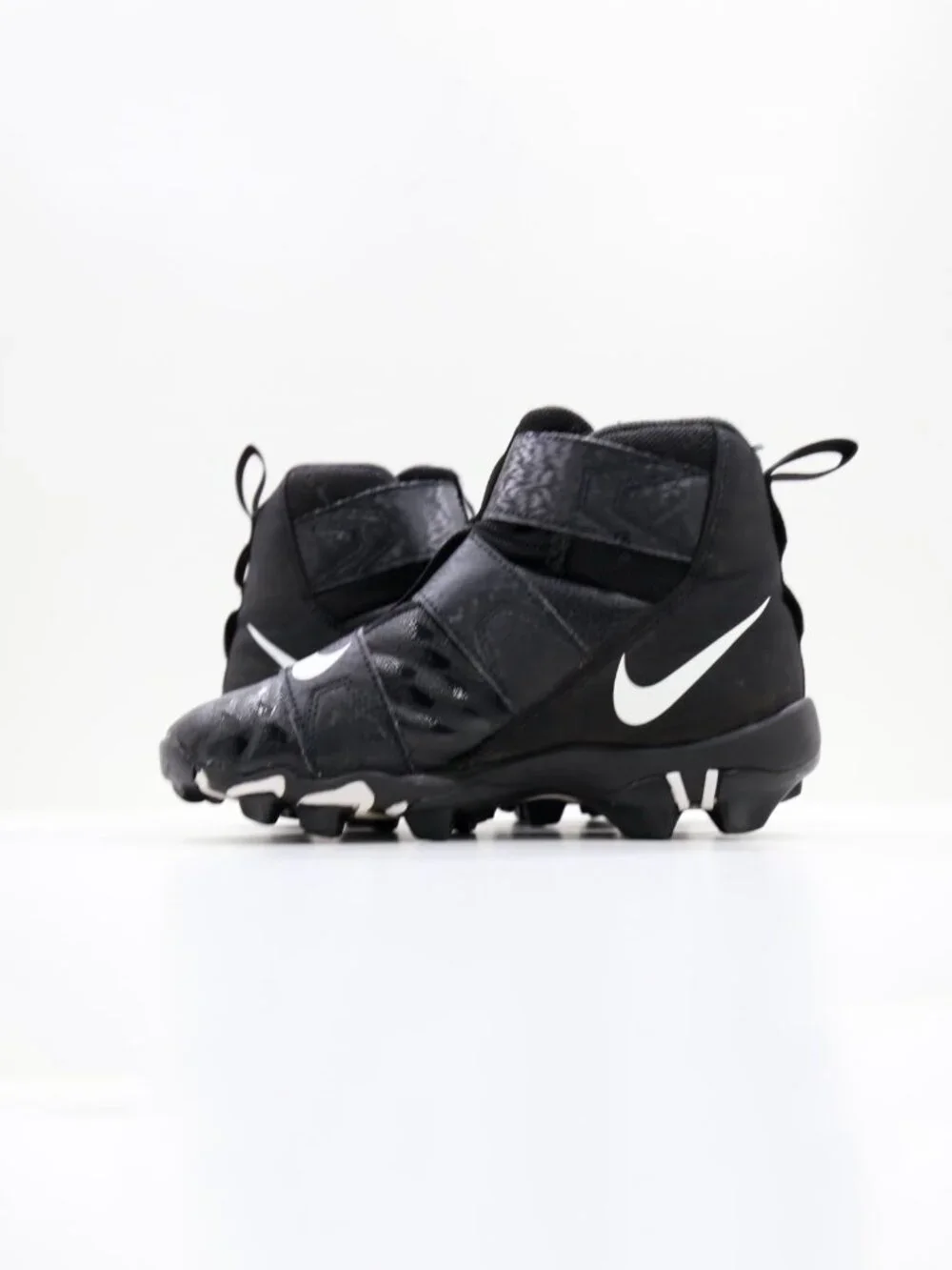 Nike Force Savage 2 Shark Black High Top Football Cleats - Youth 2